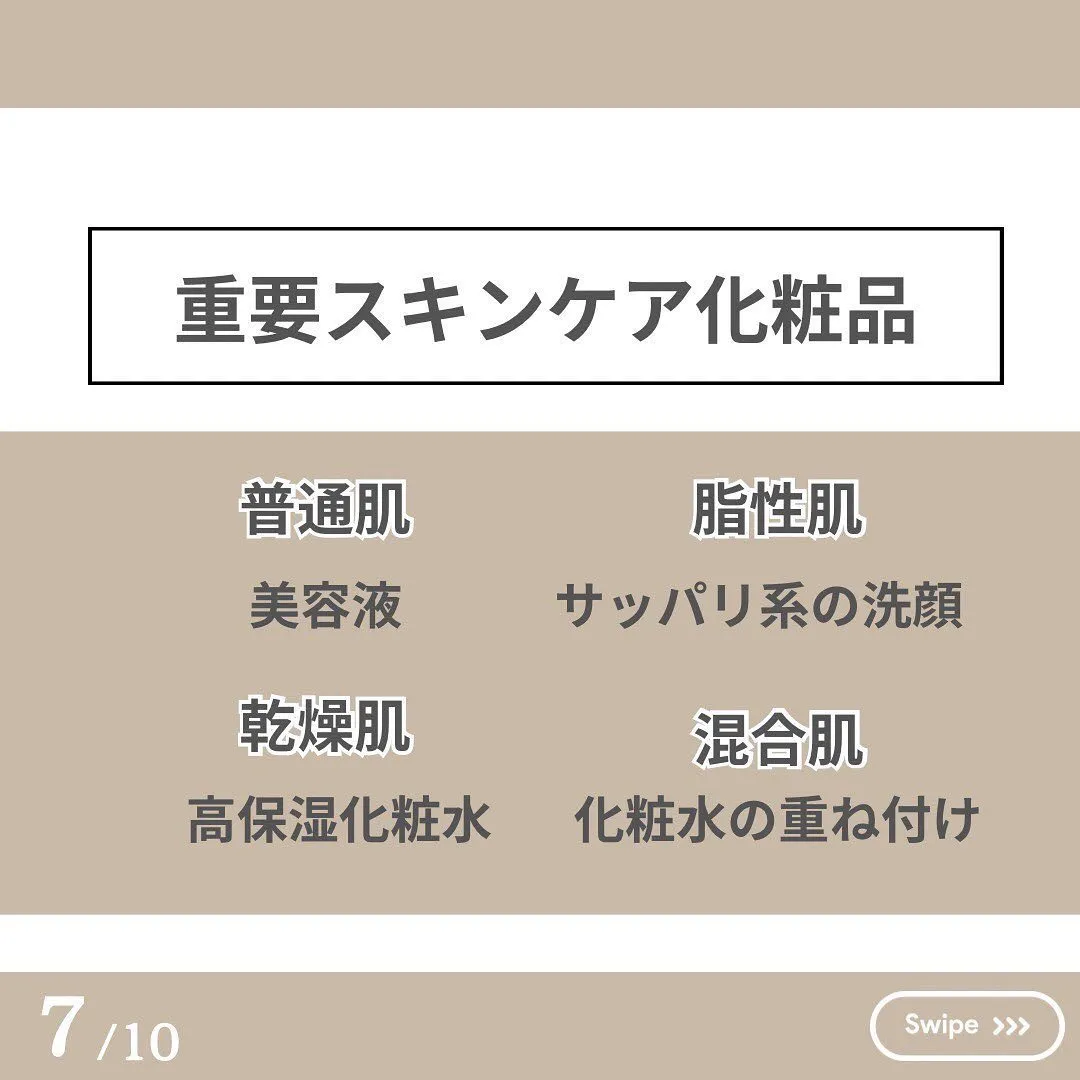 長年のお悩み解決‼️自分の肌質を知る方法‼️